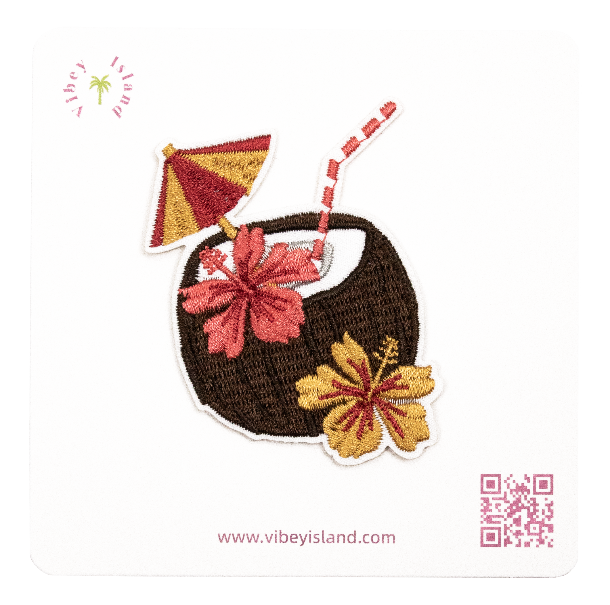 COCONUT EMBROIDERY PATCH