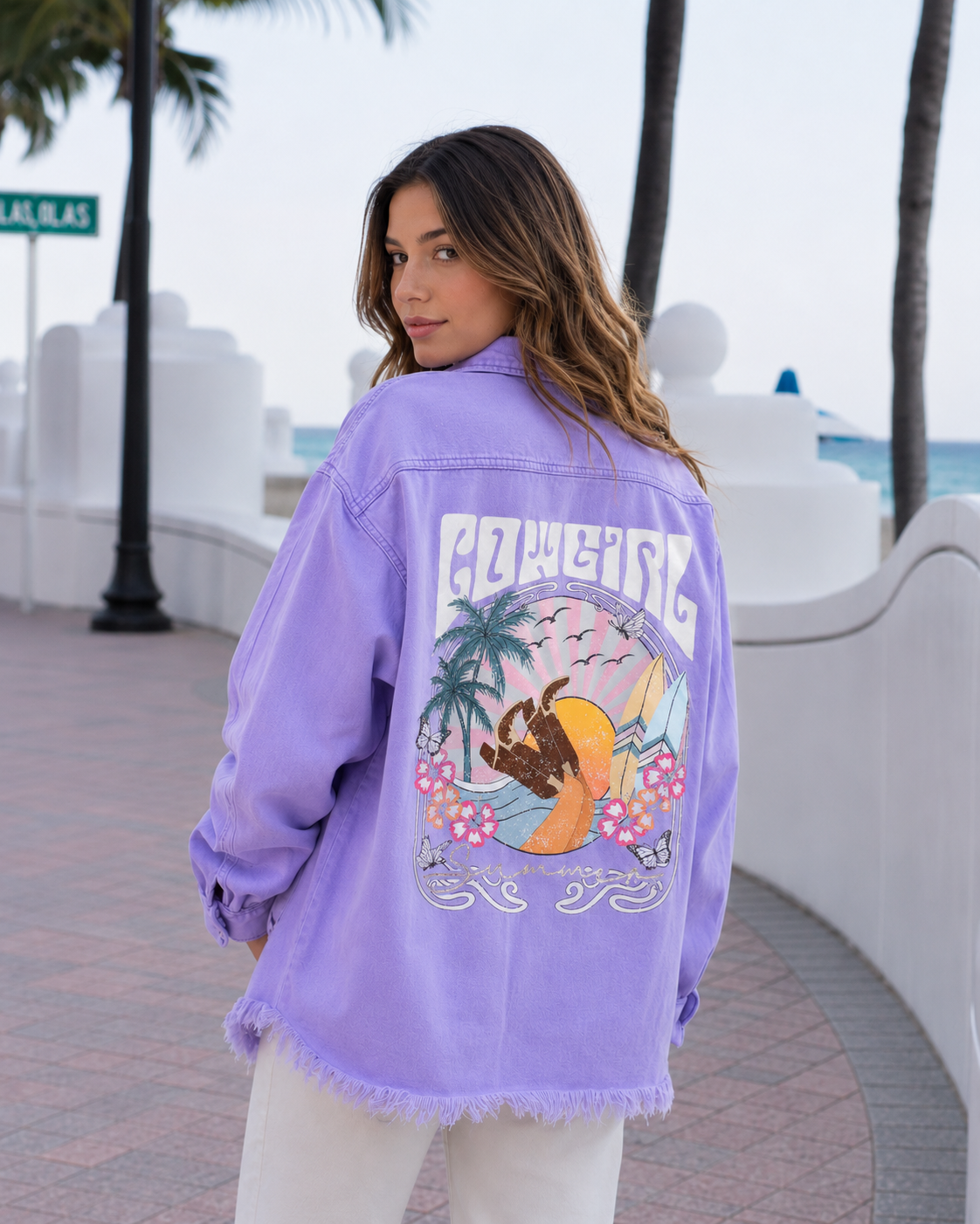 COWGIRL PURPLE JACKET - ICE PURPLE - jacket