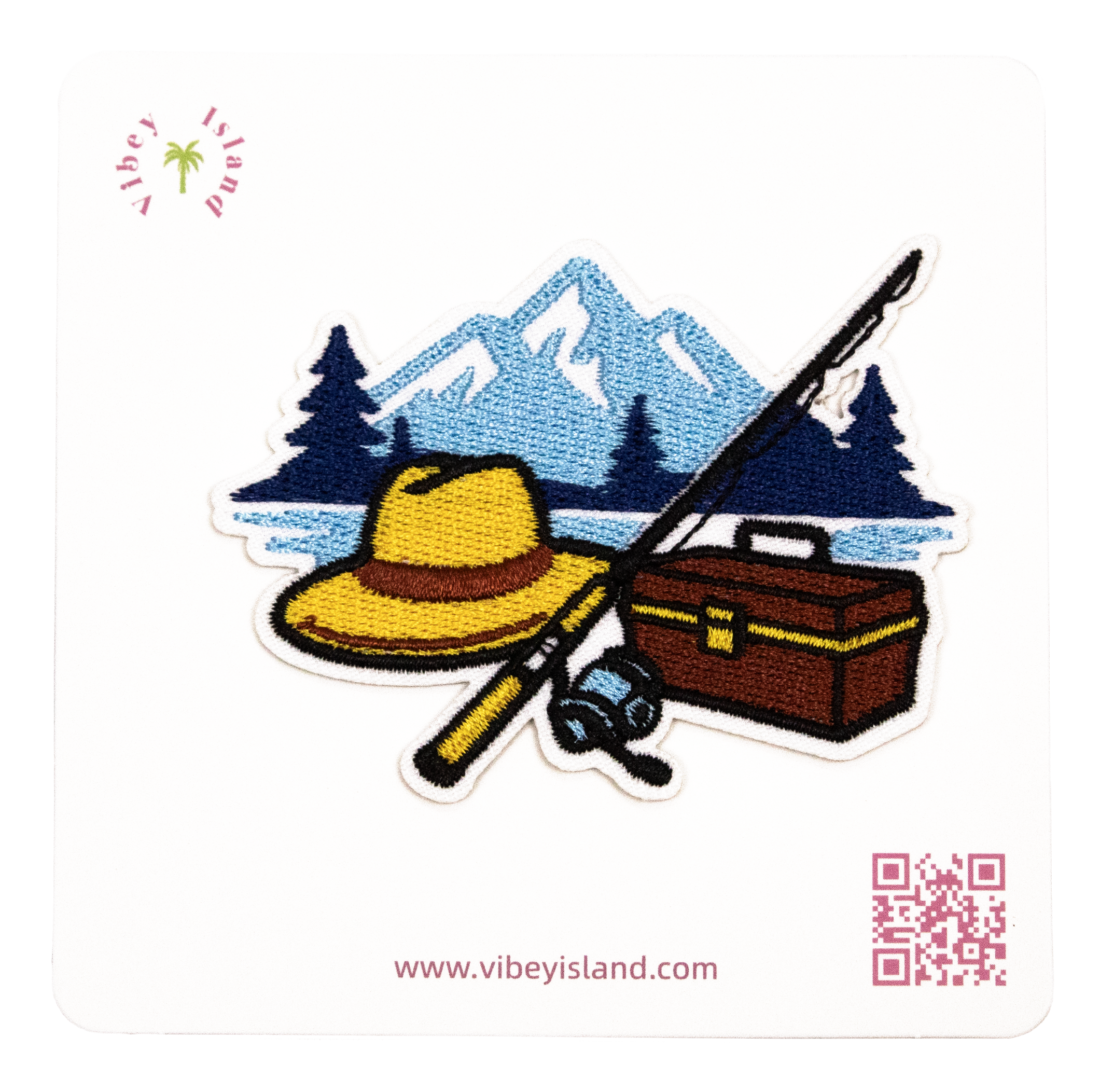 FISHING EMBROIDERY PATCH
