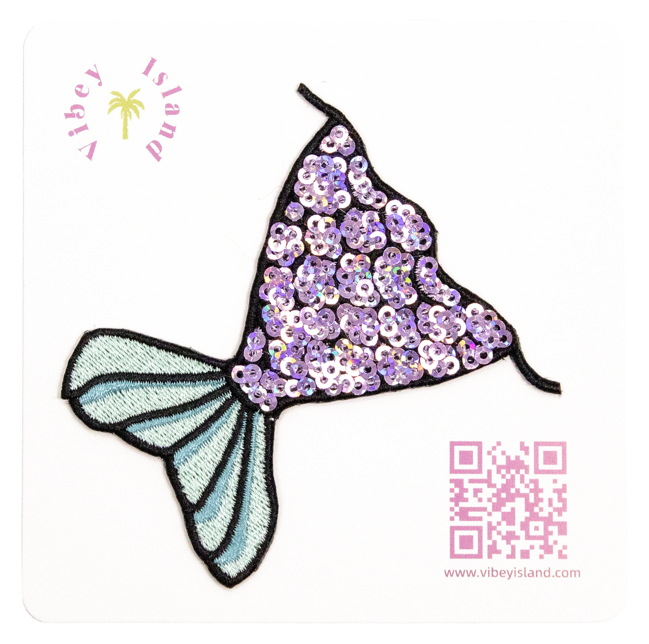 MERMAID TAIL EMBROIDERY PATCH
