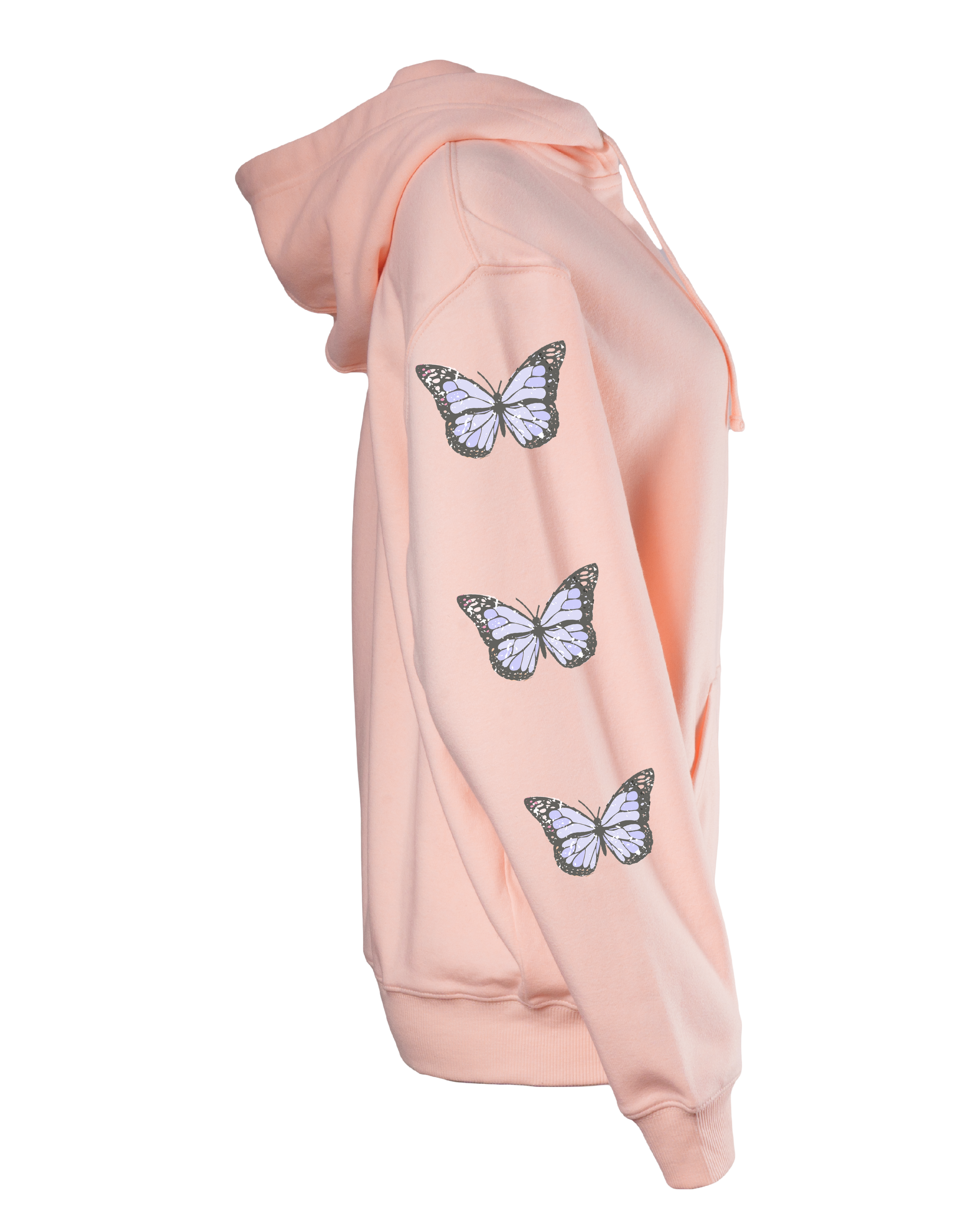 Hoodie with butterfly online sleeves