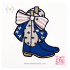 BOOTS EMBROIDERY PATCH