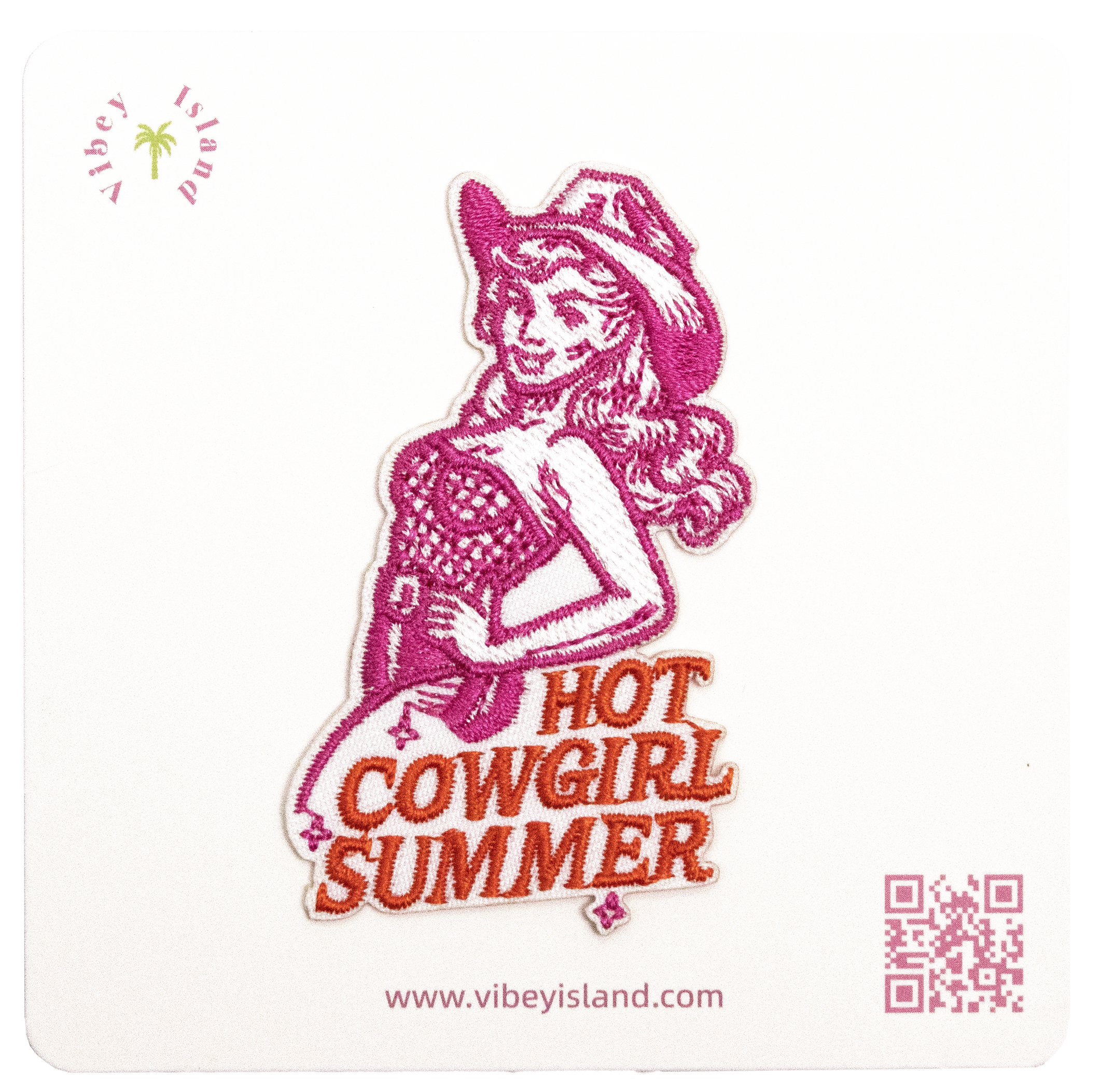 COWGIRL SUMMER EMBROIDERY PATCH