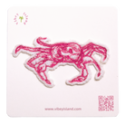 CRAB EMBROIDERY PATCH