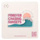 FOREVER CHASING SUNSETS EMBROIDERY PATCH