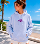 FOREVER CHASING SUNSETS SURF PURPLE BO HOODIE - Hoodie