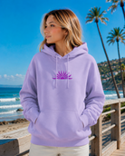 FOREVER CHASING SUNSETS SURF PURPLE BO HOODIE - Hoodie