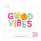 GOOD VIBES EMBROIDERY PATCH