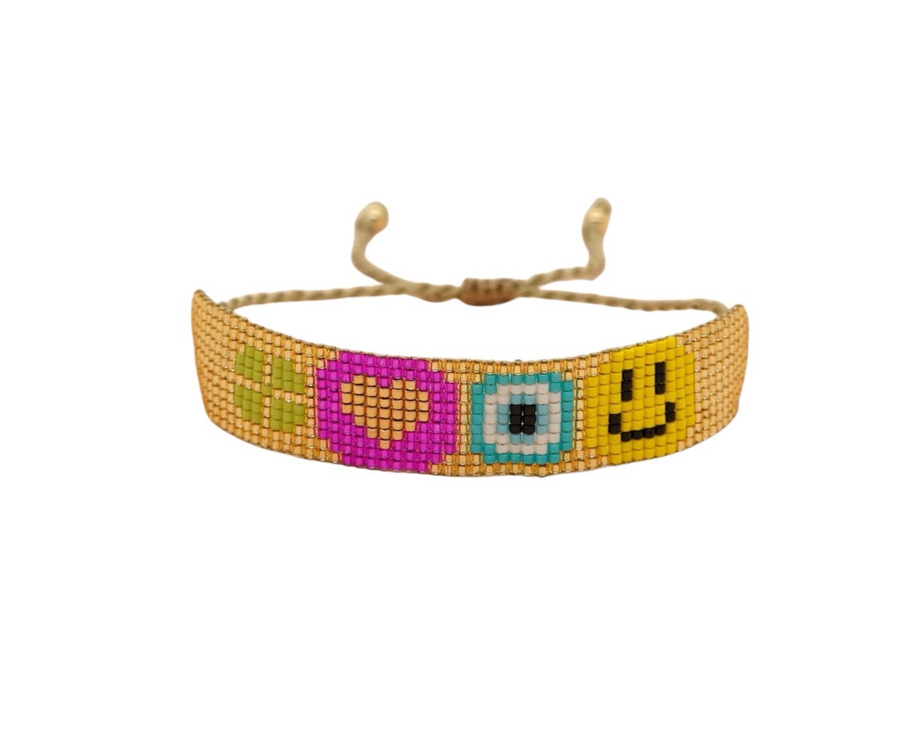 LOVE AND PROTECTION VIBES BOHO BRACELET - ONE SIZE - JEWELRY