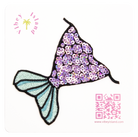 MERMAID TAIL EMBROIDERY PATCH