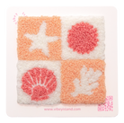 PINK OCEAN LIFE EMBROIDERY PATCH