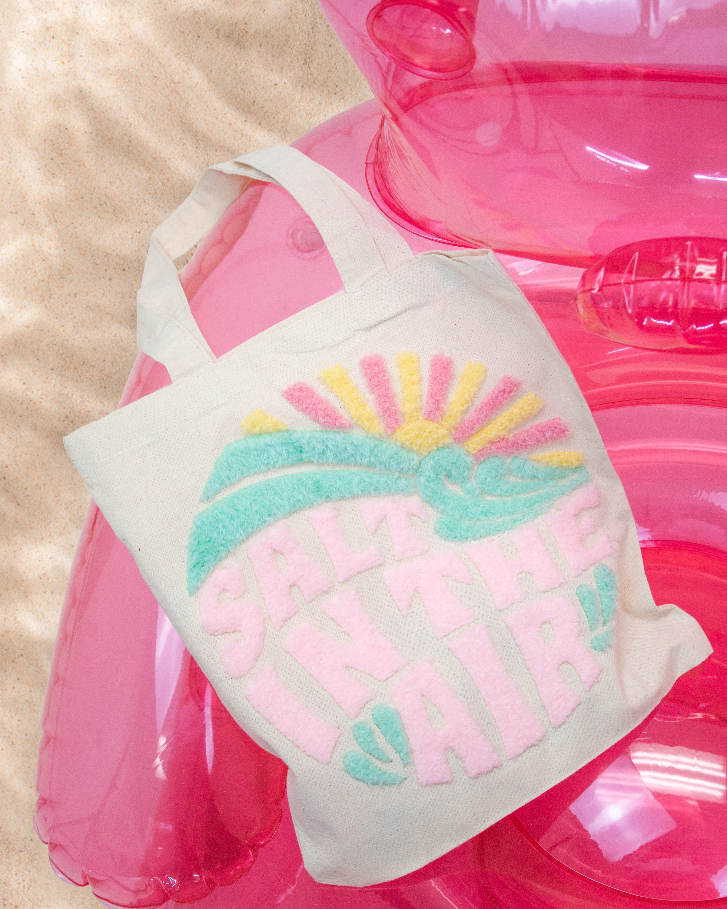 SALT IN THE AIR TOTE BAG FUZZY - BAGS