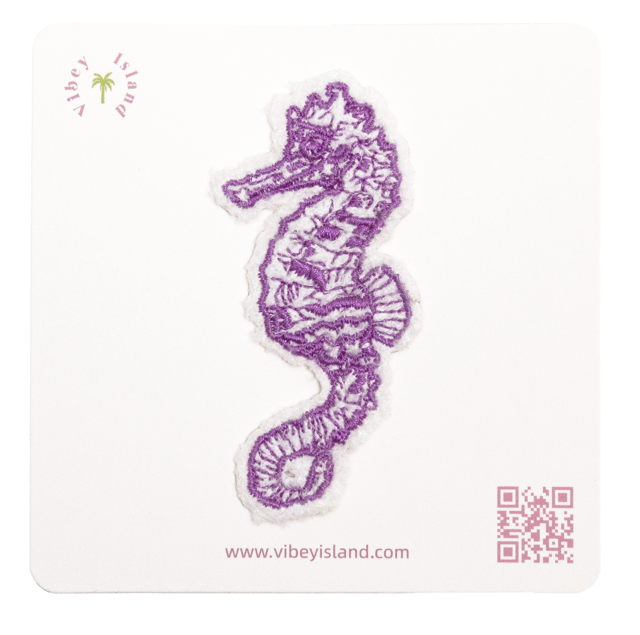 SEA HORSE EMBROIDERY PATCH