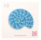 SEASHELL GLOW EMBROIDERY PATCH