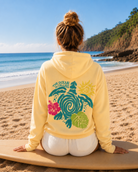 THE OCEAN IS CALLING HOODIE - S / BUTTER - Hoodie