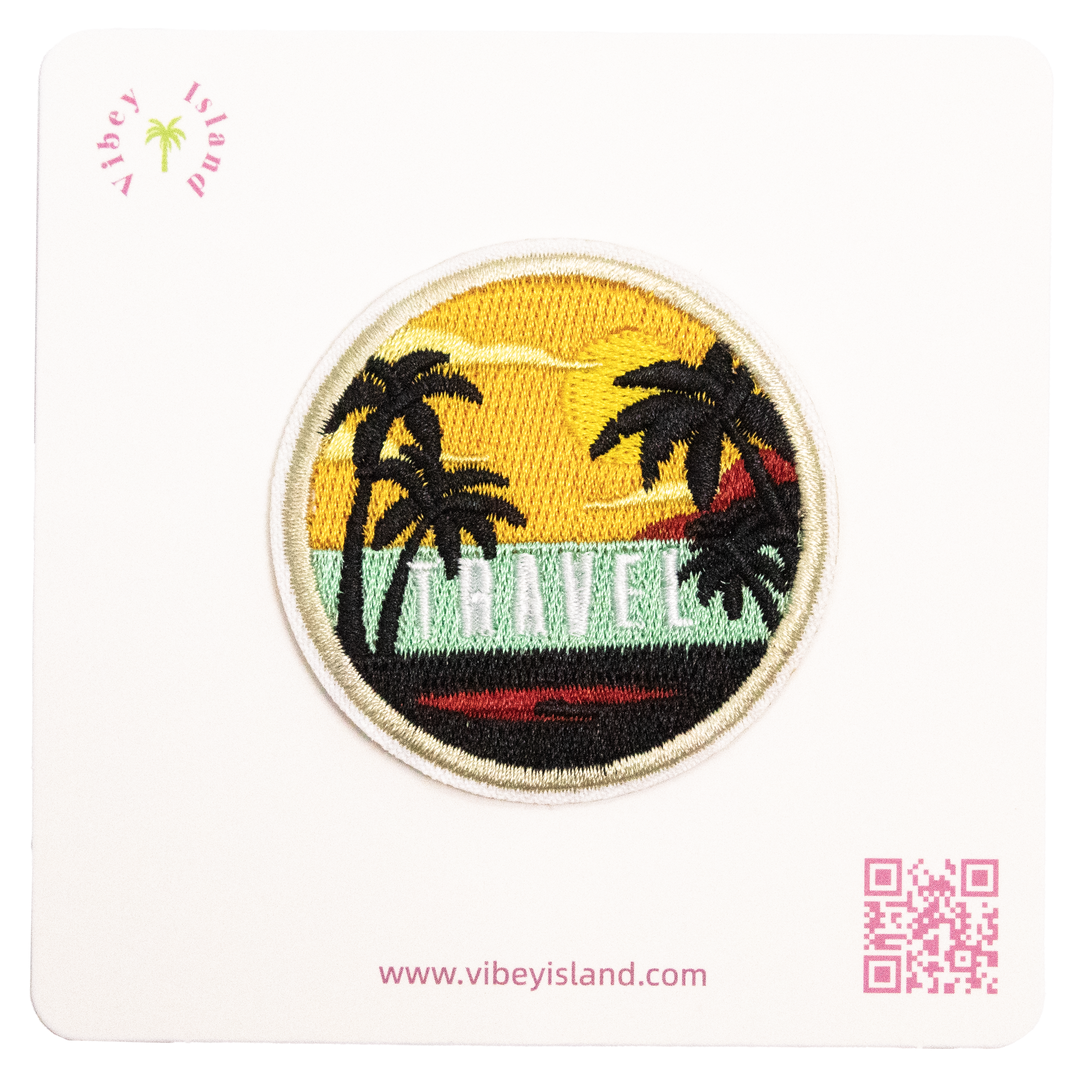 TRAVEL EMBROIDERY PATCH