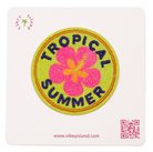 TROPICAL SUMMER EMBROIDERY PATCH